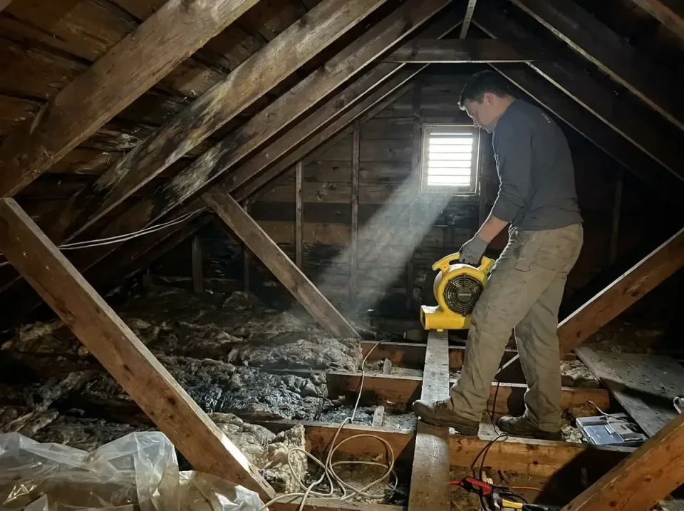 attic-water-damage-drying-proc-007 — frequently asked questions, Emergency Water Extraction & 24/7 Flood Response in Lubbock…